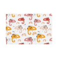 thumbnail image 1 of Placemats Set Of 4 / 6, Cartoon Cute Chameleon Lizard Placemats For Dining Table Indoor/Outdoors Heat Resistant Washable Placemats 18" X 12", 1 of 8
