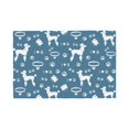thumbnail image 1 of Placemats Set Of 4 / 6, Cartoon Cute Poodle Dog Placemats For Dining Table Indoor/Outdoors Heat Resistant Washable Placemats 18" X 12", 1 of 8