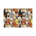 thumbnail image 1 of Placemats Set Of 4 / 6, Cats & Dogs Group Placemats For Dining Table Indoor/Outdoors Heat Resistant Washable Placemats 18" X 12", 1 of 8