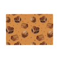 thumbnail image 1 of Placemats Set Of 4 / 6, Chocolate Pattern No.9050 Placemats For Dining Table Indoor/Outdoors Heat Resistant Washable Placemats 18" X 12", 1 of 8