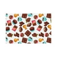 thumbnail image 1 of Placemats Set Of 4 / 6, Coffee Chocolate Print Placemats For Dining Table Indoor/Outdoors Heat Resistant Washable Placemats 18" X 12", 1 of 8
