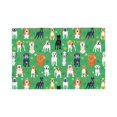 thumbnail image 1 of Placemats Set Of 4 / 6, Colorful Dog Puppy Placemats For Dining Table Indoor/Outdoors Heat Resistant Washable Placemats 18" X 12", 1 of 8