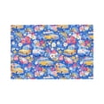 thumbnail image 1 of Placemats Set Of 4 / 6, Colorful Flower Suv Car Placemats For Dining Table Indoor/Outdoors Heat Resistant Washable Placemats 18" X 12", 1 of 5