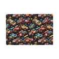 thumbnail image 1 of Placemats Set Of 4 / 6, Colorful Off Road Racing Placemats For Dining Table Indoor/Outdoors Heat Resistant Washable Placemats 18" X 12", 1 of 8