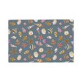 thumbnail image 1 of Placemats Set Of 4 / 6, Conch Shells Print No.9046 Placemats For Dining Table Indoor/Outdoors Heat Resistant Washable Placemats 18" X 12", 1 of 1