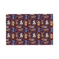 thumbnail image 1 of Placemats Set Of 4 / 6, Cute Dog Puppy Bone Placemats For Dining Table Indoor/Outdoors Heat Resistant Washable Placemats 18" X 12", 1 of 8