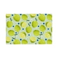 thumbnail image 1 of Placemats Set Of 4 / 6, Cute Lemon Flowers Blueberry Placemats For Dining Table Indoor/Outdoors Heat Resistant Washable Placemats 18" X 12", 1 of 8