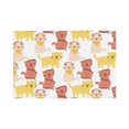 thumbnail image 1 of Placemats Set Of 4 / 6, Cute Painted Cartoon Cat Placemats For Dining Table Indoor/Outdoors Heat Resistant Washable Placemats 18" X 12", 1 of 8