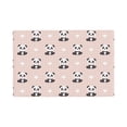 thumbnail image 1 of Placemats Set Of 4 / 6, Cute Panda Print A Placemats For Dining Table Indoor/Outdoors Heat Resistant Washable Placemats 18" X 12", 1 of 8