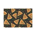 thumbnail image 1 of Placemats Set Of 4 / 6, Cute Pizza Mushroom Pepper Placemats For Dining Table Indoor/Outdoors Heat Resistant Washable Placemats 18" X 12", 1 of 8