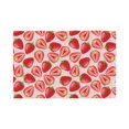 thumbnail image 1 of Placemats Set Of 4 / 6, Cute Strawberry B Placemats For Dining Table Indoor/Outdoors Heat Resistant Washable Placemats 18" X 12", 1 of 1