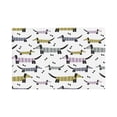 thumbnail image 1 of Placemats Set Of 4 / 6, Dachshund Dog Puppy Yellow Pink Placemats For Dining Table Indoor/Outdoors Heat Resistant Washable Placemats 18" X 12", 1 of 8