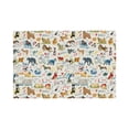 thumbnail image 1 of Placemats Set Of 4 / 6, Dogs Funny Pets Placemats For Dining Table Indoor/Outdoors Heat Resistant Washable Placemats 18" X 12", 1 of 8
