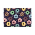 thumbnail image 1 of Placemats Set Of 4 / 6, Donut Print No.9065 Placemats For Dining Table Indoor/Outdoors Heat Resistant Washable Placemats 18" X 12", 1 of 8