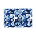 thumbnail image 1 of Placemats Set Of 4 / 6, Evil Eye A Placemats For Dining Table Indoor/Outdoors Heat Resistant Washable Placemats 18" X 12", 1 of 8