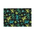 thumbnail image 1 of Placemats Set Of 4 / 6, Exotic Abstract Cute Gecko Lizard Placemats For Dining Table Indoor/Outdoors Heat Resistant Washable Placemats 18" X 12", 1 of 8