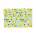 thumbnail image 1 of Placemats Set Of 4 / 6, Funny Lemon Flowers Placemats For Dining Table Indoor/Outdoors Heat Resistant Washable Placemats 18" X 12", 1 of 8