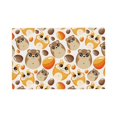 thumbnail image 1 of Placemats Set Of 4 / 6, Glamorous Cute Cartoon Hamster Placemats For Dining Table Indoor/Outdoors Heat Resistant Washable Placemats 18" X 12", 1 of 1