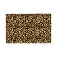thumbnail image 1 of Placemats Set Of 4 / 6, Gold Glitter Leopard Placemats For Dining Table Indoor/Outdoors Heat Resistant Washable Placemats 18" X 12", 1 of 8