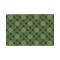 thumbnail image 1 of Placemats Set Of 4 / 6, Green Plaid Placemats For Dining Table Indoor/Outdoors Heat Resistant Washable Placemats 18" X 12", 1 of 8
