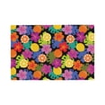 thumbnail image 1 of Placemats Set Of 4 / 6, Lemon Flower Colorful Placemats For Dining Table Indoor/Outdoors Heat Resistant Washable Placemats 18" X 12", 1 of 8