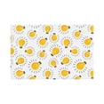 thumbnail image 1 of Placemats Set Of 4 / 6, Light Bulb Pattern Orange Placemats For Dining Table Indoor/Outdoors Heat Resistant Washable Placemats 18" X 12", 1 of 8