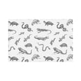 thumbnail image 1 of Placemats Set Of 4 / 6, Lizard Snake Turtle Crocodile Placemats For Dining Table Indoor/Outdoors Heat Resistant Washable Placemats 18" X 12", 1 of 8