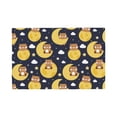 thumbnail image 1 of Placemats Set Of 4 / 6, Moon Bear Placemats For Dining Table Indoor/Outdoors Heat Resistant Washable Placemats 18" X 12", 1 of 8
