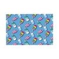 thumbnail image 1 of Placemats Set Of 4 / 6, Popsicle Pattern A Placemats For Dining Table Indoor/Outdoors Heat Resistant Washable Placemats 18" X 12", 1 of 8
