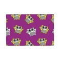 thumbnail image 1 of Placemats Set Of 4 / 6, Quirky Owl Purple Placemats For Dining Table Indoor/Outdoors Heat Resistant Washable Placemats 18" X 12", 1 of 8