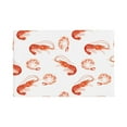 thumbnail image 1 of Placemats Set Of 4 / 6, Shrimp No.9034 Placemats For Dining Table Indoor/Outdoors Heat Resistant Washable Placemats 18" X 12", 1 of 8