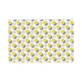 thumbnail image 1 of Placemats Set Of 4 / 6, Yellow Dot Print Placemats For Dining Table Indoor/Outdoors Heat Resistant Washable Placemats 18" X 12", 1 of 8