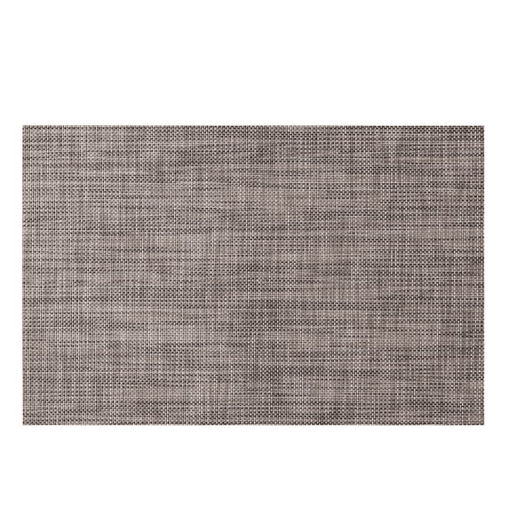 Placemats Set Of 4 Heat-Resistant Vinyl Table Mats Non-Slip PVC Weave Design Washable 17.71 in x 11.81 in
