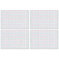 thumbnail image 1 of Placemats Set Of 4 Linen Machine Washable Table Placemats Cute Love Heart Pattern Place Mats for Party Kitchen Dining Decoration, 1 of 7