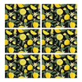 thumbnail image 1 of Placemats Set Of 6 Linen Machine Washable Table Place Mats Hello Summer Lemon Fruits Dinner Mats for Party Kitchen Dining Decoration, 1 of 2