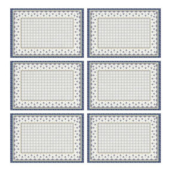 Placemats Set Of 6 Linen Non Slip Table Placemats Retro Rustic Simply Placemats for Party Kitchen Dining Decoration