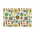thumbnail image 1 of Placemats Set of 4 / 6, Beautiful African Womens Placemats for Dining Table Indoor/Outdoors Heat Resistant Washable Placemats 18" x 12", 1 of 8