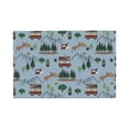thumbnail image 1 of Placemats Set of 4 / 6, Camping Caravan Placemats for Dining Table Indoor/Outdoors Heat Resistant Washable Placemats 18" x 12", 1 of 8