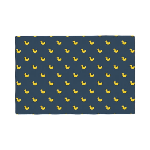 Placemats Set of 4 / 6, Cartoon Ducks Placemats for Dining Table Indoor/Outdoors Heat Resistant Washable Placemats 18" x 12"