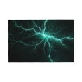 thumbnail image 1 of Placemats Set of 4 / 6, Green Lightning Flash Placemats for Dining Table Indoor/Outdoors Heat Resistant Washable Placemats 18" x 12", 1 of 8