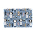 thumbnail image 1 of Placemats Set of 4 / 6, Llamas And Cactus Placemats for Dining Table Indoor/Outdoors Heat Resistant Washable Placemats 18" x 12", 1 of 8