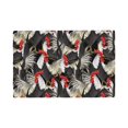 thumbnail image 1 of Placemats Set of 4 / 6, Roosters 2 Placemats for Dining Table Indoor/Outdoors Heat Resistant Washable Placemats 18" x 12", 1 of 8