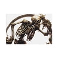 thumbnail image 1 of Placemats Set of 4 / 6, Skeleton Dance with Mushrooms Placemats for Dining Table Indoor/Outdoors Heat Resistant Washable Placemats 18" x 12", 1 of 8