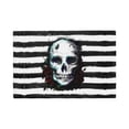 thumbnail image 1 of Placemats Set of 4 / 6, Watercolor Skull Placemats for Dining Table Indoor/Outdoors Heat Resistant Washable Placemats 18" x 12", 1 of 8