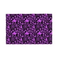 thumbnail image 1 of Placemats Set of 4 / 6, pink ghost halloween print Placemats for Dining Table Indoor/Outdoors Heat Resistant Washable Placemats 18" x 12", 1 of 8