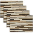 thumbnail image 1 of Placemats Set of 4 Abstract Staggered Wood Texture 18"X12" Table Placemats Dining Table Mats for Kitchen Dining Table Party, 1 of 6