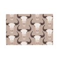 thumbnail image 1 of Placemats Set of 4, Buffalo skull cool Place mats for Dining Table Indoor/Outdoor, Cute Heat Resistant Washable Table Mats(18" x 12"), 1 of 8