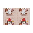 thumbnail image 1 of Placemats Set of 4, Christmas Gnome star Place mats for Dining Table Indoor/Outdoor, Cute Heat Resistant Washable Table Mats(18" x 12"), 1 of 8