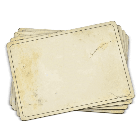 Placemats | Set of 4 | Heat Resistant Mats | Cork-Backed Board | Hard Placemat Set for Dining Table | Measures 15.7 x 11.7 Multicolor