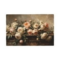 Placemats Set of 4, Vintage Peonies Rustic Charm Place mats for Dining